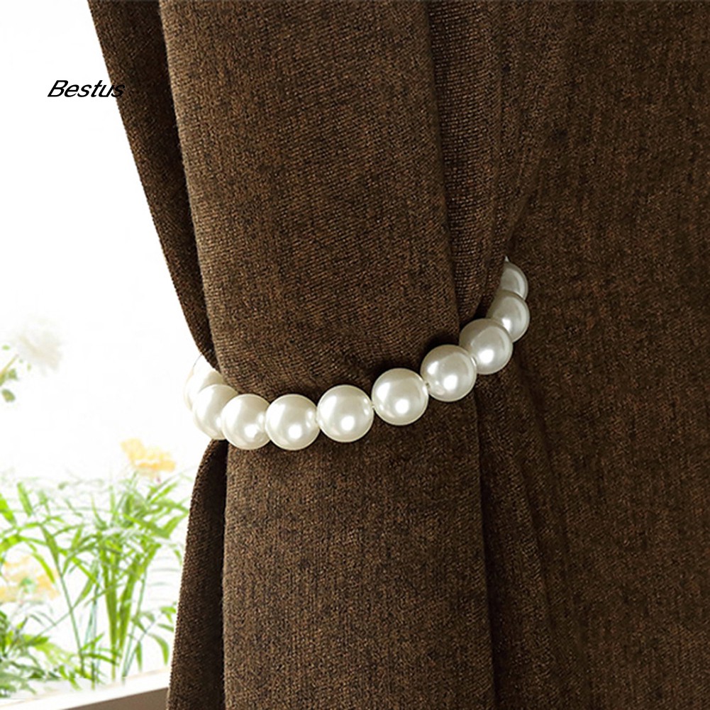 Vòng quấn gọn rèm cửa đính đá thiết kế sang trọng cho gia đình