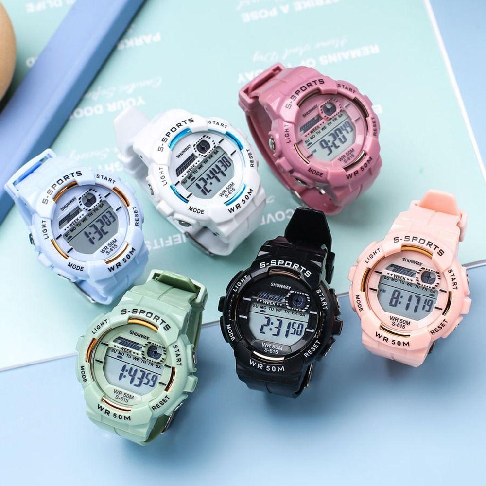 Đồng Hồ Điện Tử Đa Năng Chống Thấm Nước Có Đèn LED