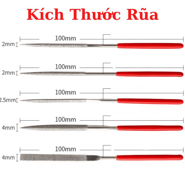 Bộ dũa chà nhám mô hình gundam 5 cây,10 cây bằng hợp kim cao cấp