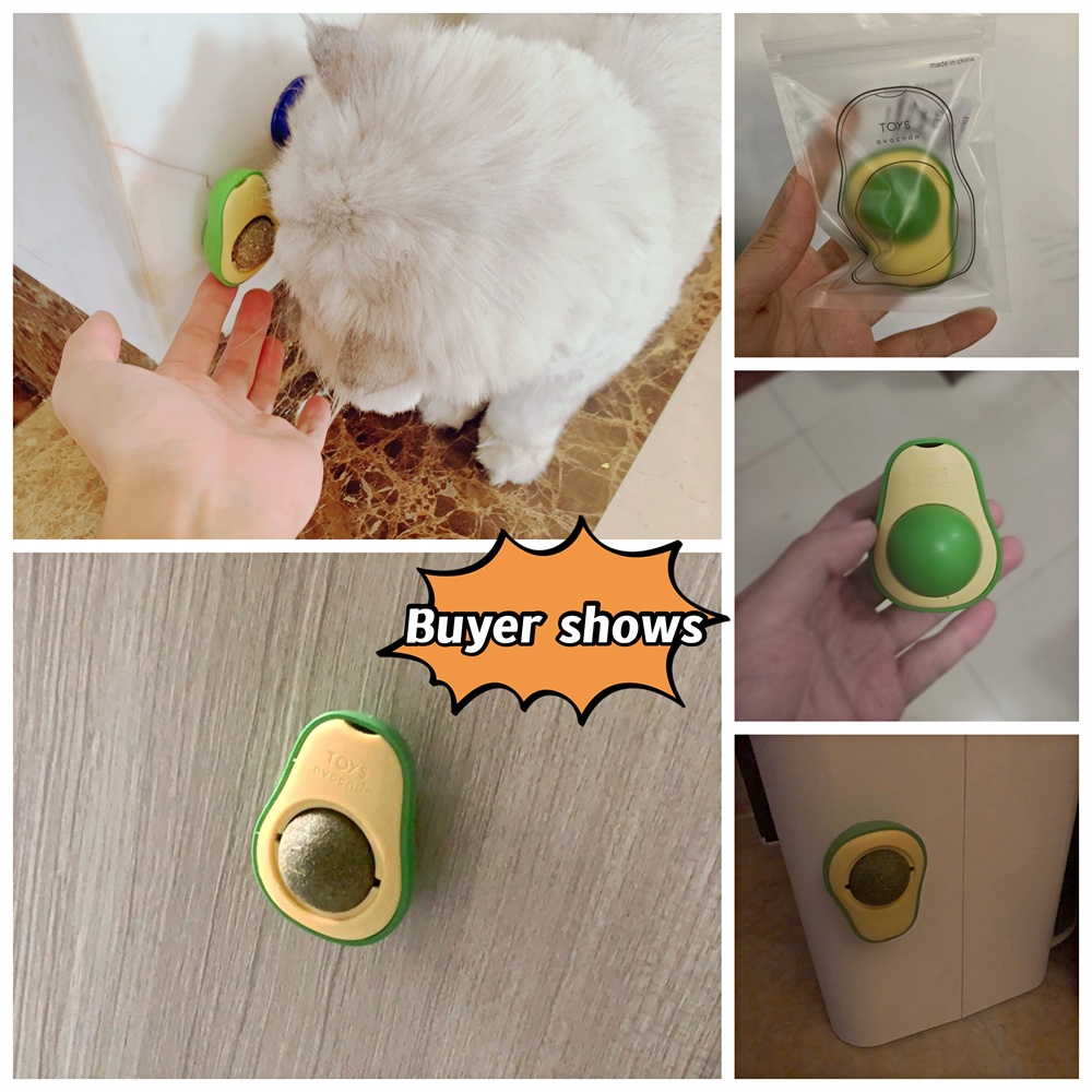 Quả Bóng Bạc Hà Mèo Xoay Được Làm Sạch Răng Cho Mèo