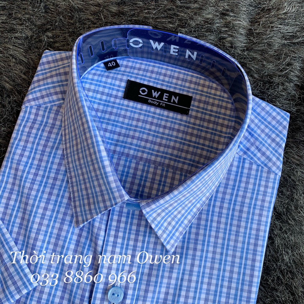 [SIZE 38] OWEN - Áo sơ mi ngắn tay Owen vải sợi tre 20611 - Áo sơ mi nam | BigBuy360 - bigbuy360.vn