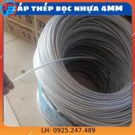 Cáp Thép Bọc Nhựa D4mm (4 ly) Cắt Lẻ Và Sỉ Theo Mét - (capthepsaigon)
