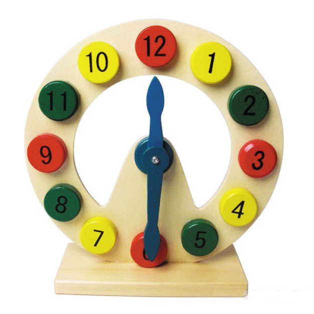 Đồng hồ để bàn khuyết giữa - Đồ chơi thông minh cho bé