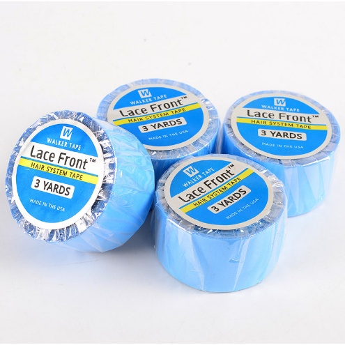 2.54cm (1inch) * 3yard Ren Xanh Hỗ Trợ Mặt Trước Băng Keo Hai Mặt Cho Băng Nối DàiToupeLace Tóc Giả