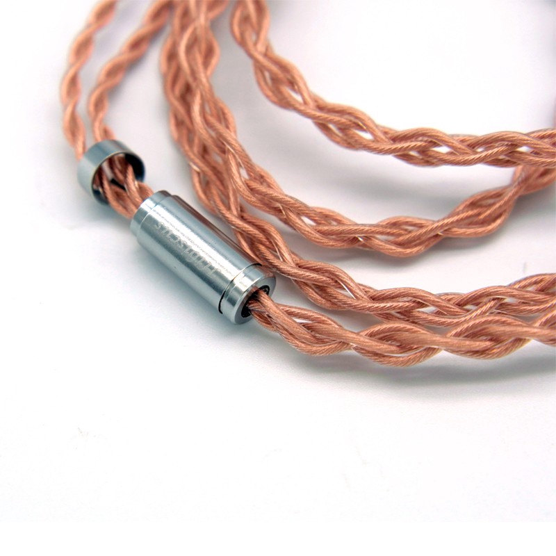 Dây Cáp Đồng 4 Lõi Đồng 3.5mm Kèm Đầu Nối 2pin Tfz / Trn / Kz Zst