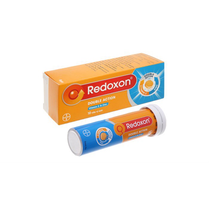 Viên sủi uống tăng cường sức khỏe từ Bayer - Sủi Redoxon (Tuýp 10 viên vị cam)