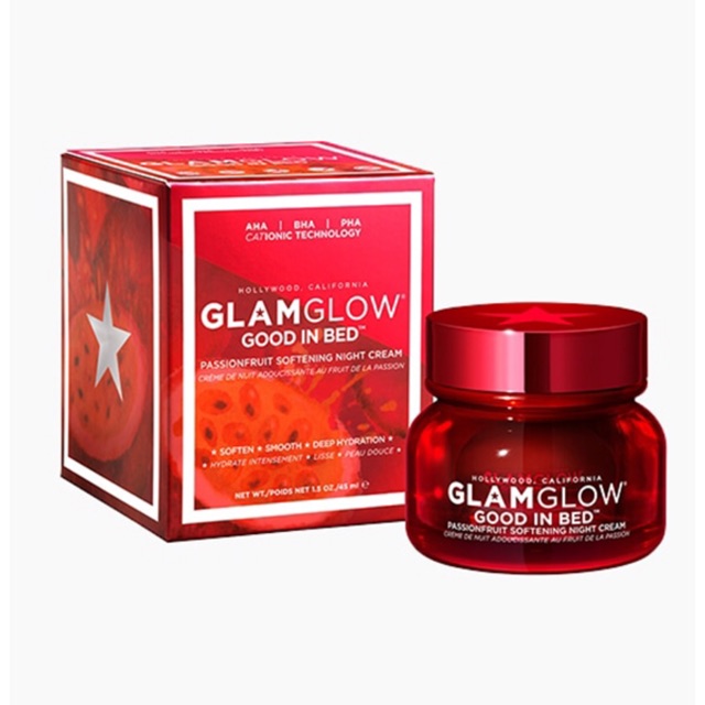 Kem dưỡng tái tạo da ban đêm Glamglow Good In Bed™ Passionfruit Softening Night Cream