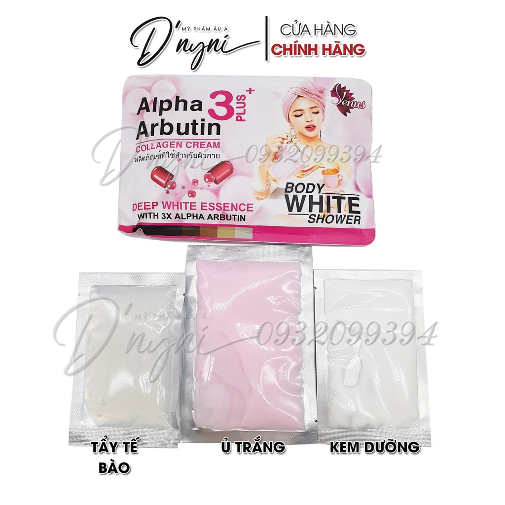 Ủ Trắng Body Alpha Arbutin Cream 3Plus+