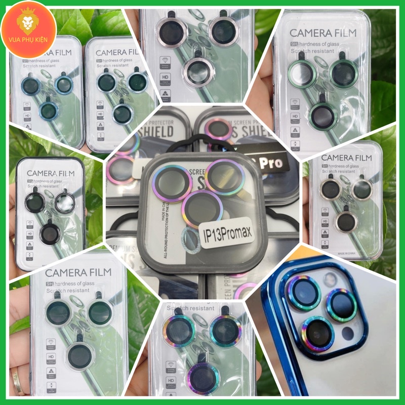 Bộ Dán Bảo Vệ Camera Iphone 13 Pro Max 12 11 - Cường Lực Camera Kuzoom