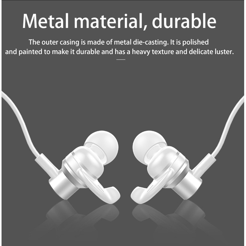 Tai Nghe Dạng Móc Vành Tai Giắc Cắm 3.5mm Âm Thanh Siêu Trầm HIFI HD