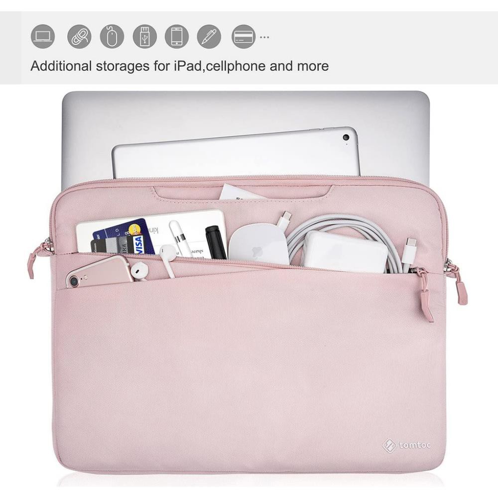 TÚI XÁCH TOMTOC (USA) MESSENGER BAGS MACBOOK 13″ PINK – A45-C01C