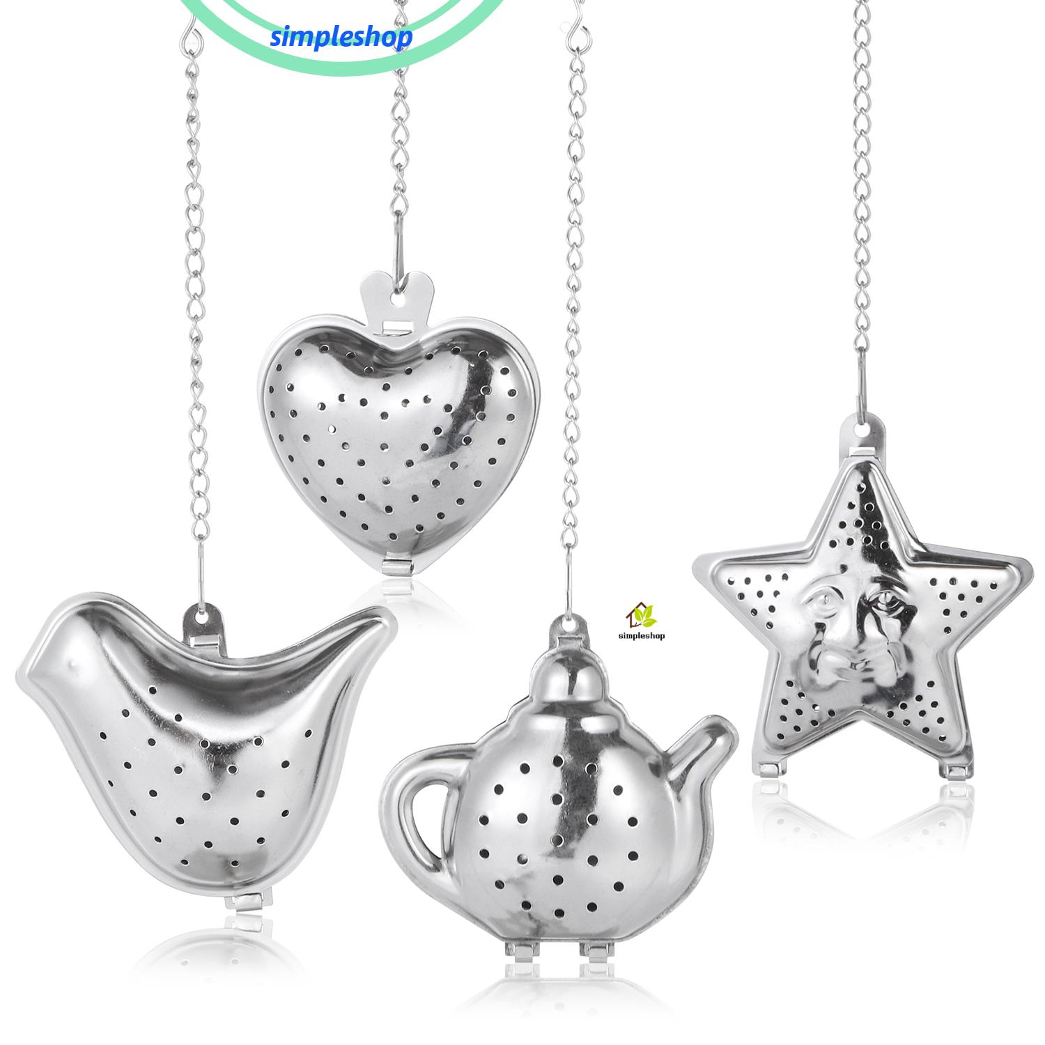 Dụng Cụ Lọc Trà Bằng Thép Không Gỉ Thiết Kế Đơn Giản Dễ Thương