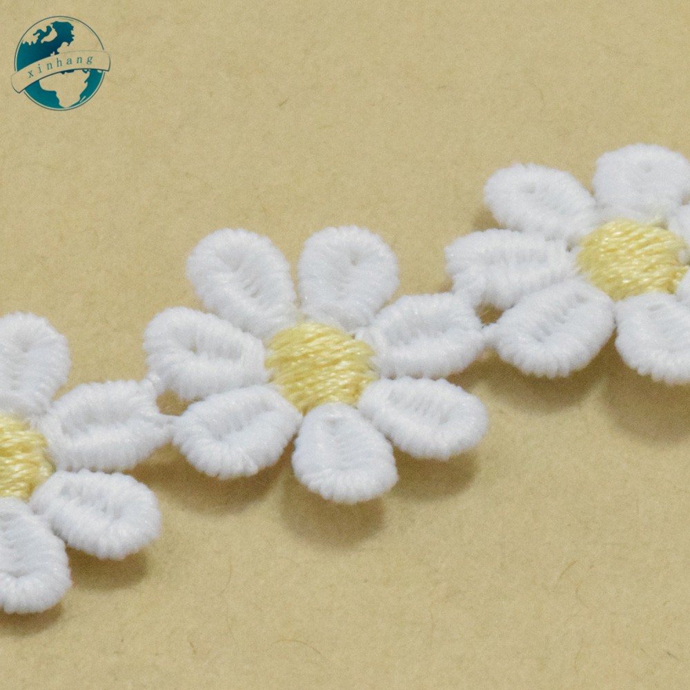 Cuộn Ren Ruy Băng polyester Rộng 2cm Trang Trí Đầm mini 3742