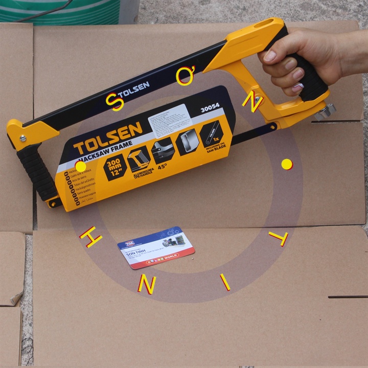 Cưa Sắt Khung Cưa Sắt 300mm 12inch Hacksaw Frame TOLSEN 30054