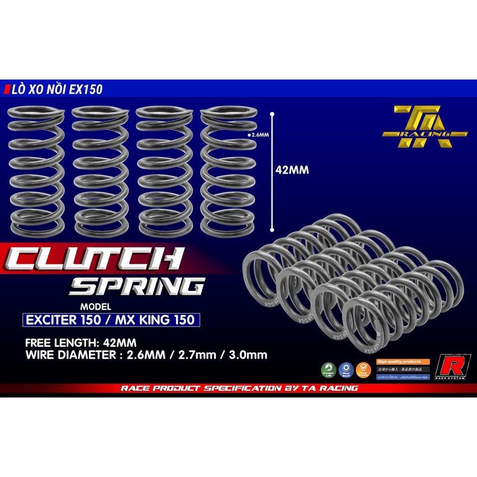 [ COMBO 3 MÓN ] LÒ XO / BỐ NỒI / LÁ SẮT ĐỘ TA RACING EX150 / TFX / MLAS 150