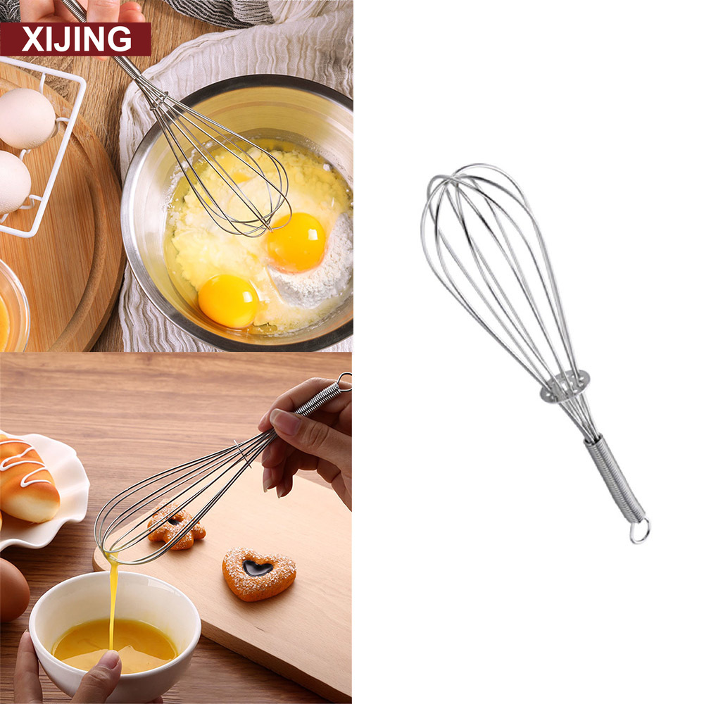 Cây đánh trứng/bơ/kem sữa làm bánh thủ công chất liệu inox tiện lợi dành cho gia đình