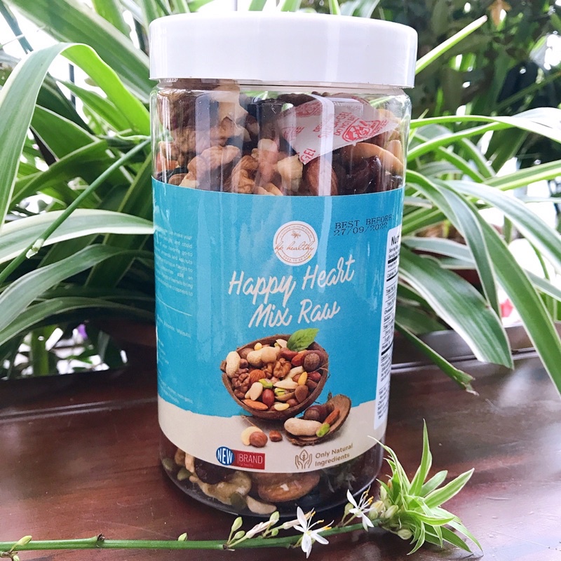 500G Mix Nuts Fruit 6 loại Granola Không Yến Mạch Hỗn Hợp Hạt Hoa Quả Sấy HP Healthy