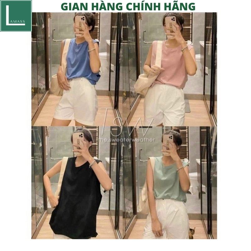 Áo Tank Top Trơn Cotton Siêu Hot Fom Nam Nữ Cá Tinh Mạnh Mẽ Trẻ Trung Năng Động Thoải Mái-LAMASS