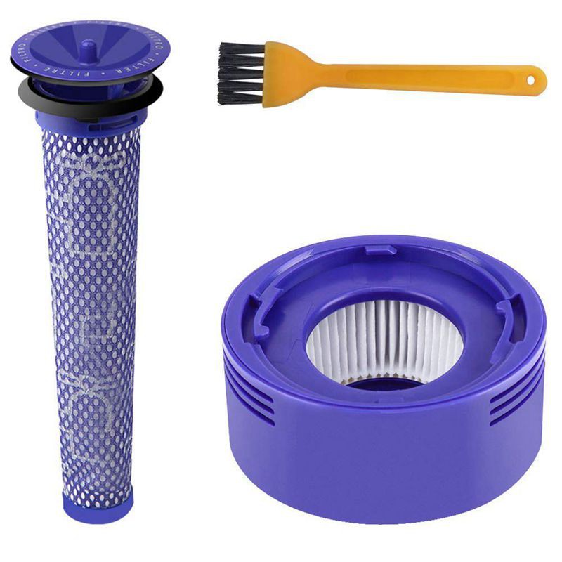 Set 2 bộ lọc HEPA với cọ làm sạch chuyên dụng cho máy hút bụi Dyson V8 V7