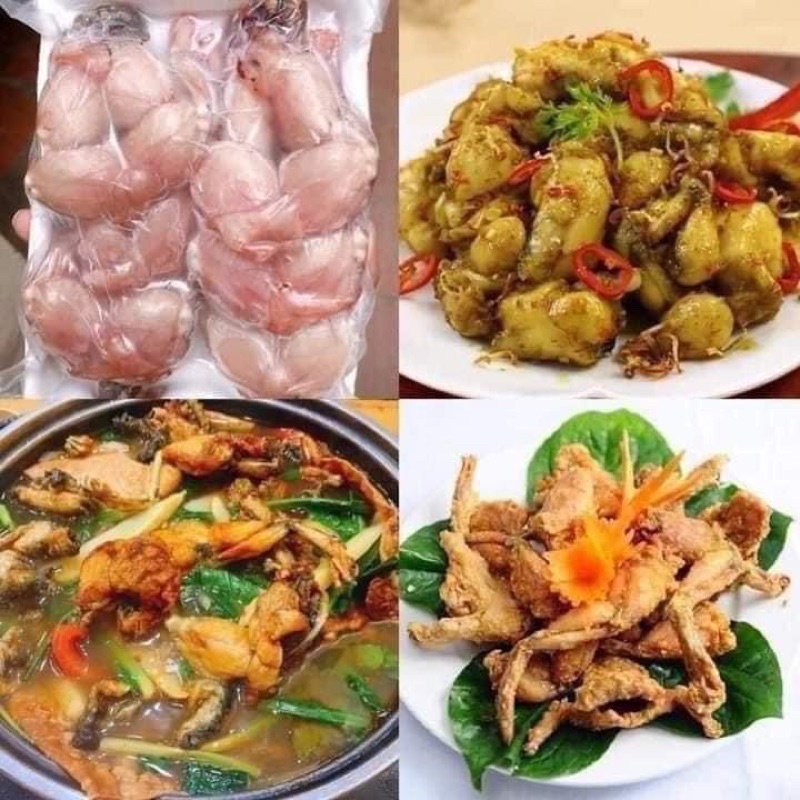 Đùi ếch mập 1kg 2 khay (giao hoả tốc HCM)