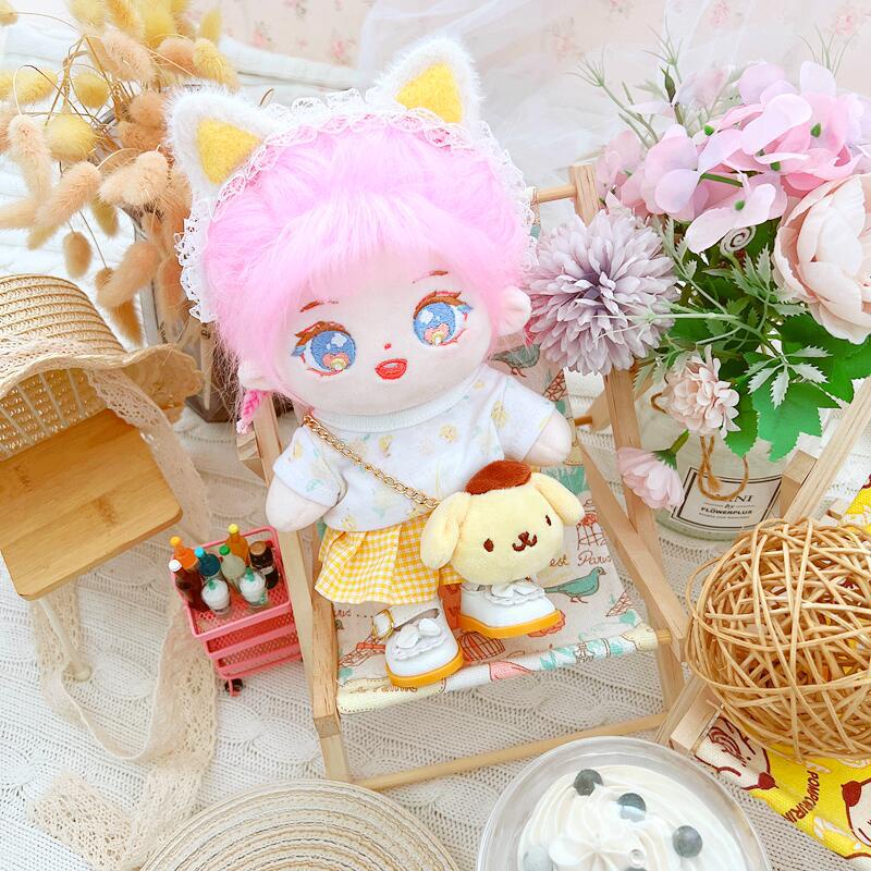 Búp Bê Thần Tượng K-Pop 20CM Chân Váy Xếp Ly Thay Thế Cho Búp Bê AESPA NINGNING