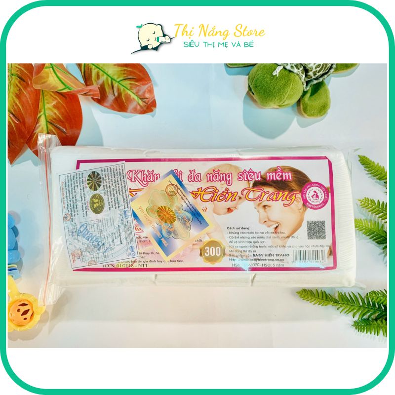 Khăn vải khô đa năng Baby Hiền Trang ~ 250g gói ~ 200 tờ