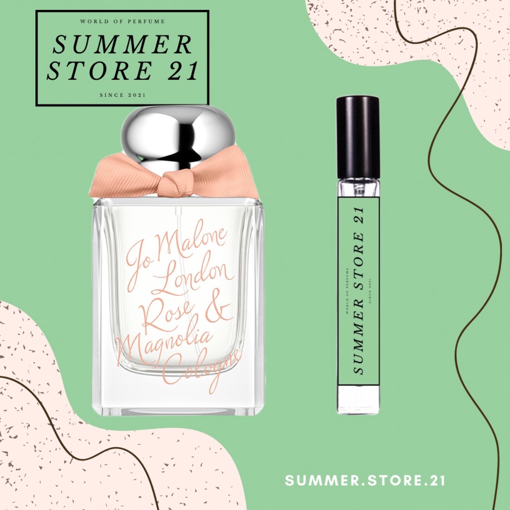 Nước hoa Jo Malone Rose & Magnolia Eau De Cologne - 5𝘮𝘭/10𝘮𝘭
