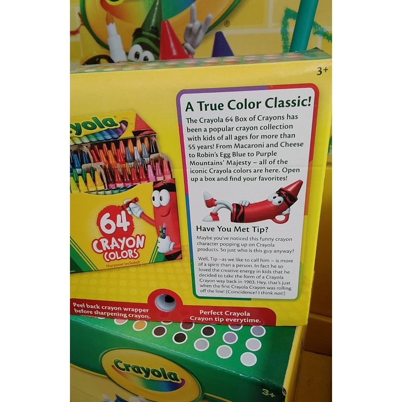 Bộ bút sáp 64 màu CRAYOLA 520064