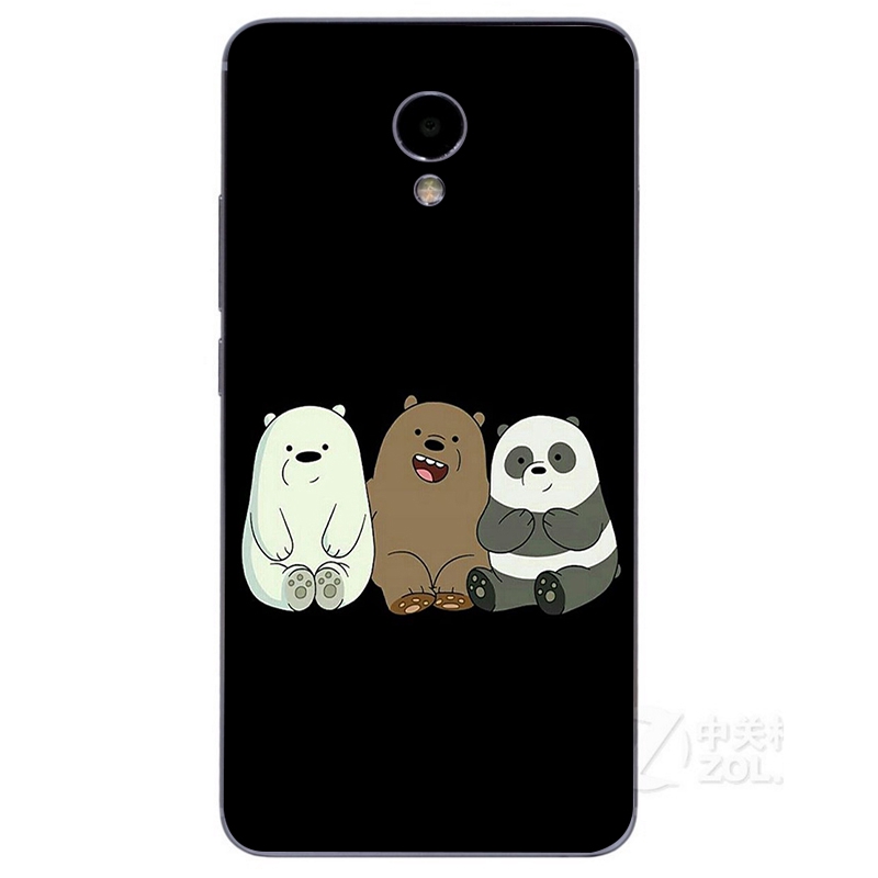 Ốp điện thoại silicon phong cách We Bare Bears cho Lenovo Vibe Z5 Z5s P2a42 P1Ma40 P1 S5 Pro A2800 A1000 A2010 A5000