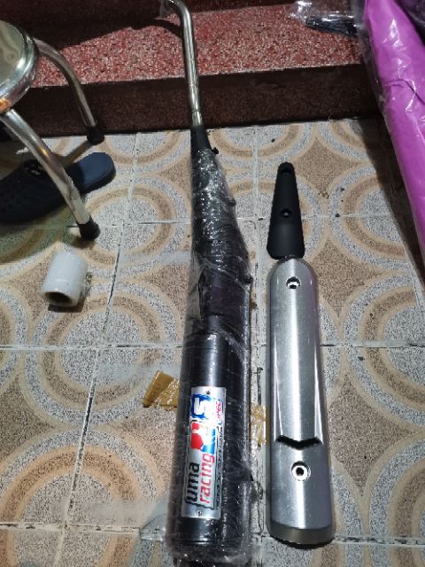 Pô xe máy uma sirius rc móc và êm cổ liền