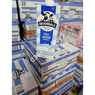Sữa úc nguyên kem fullcreamy devondale hộp 1l /2l date t7 2024