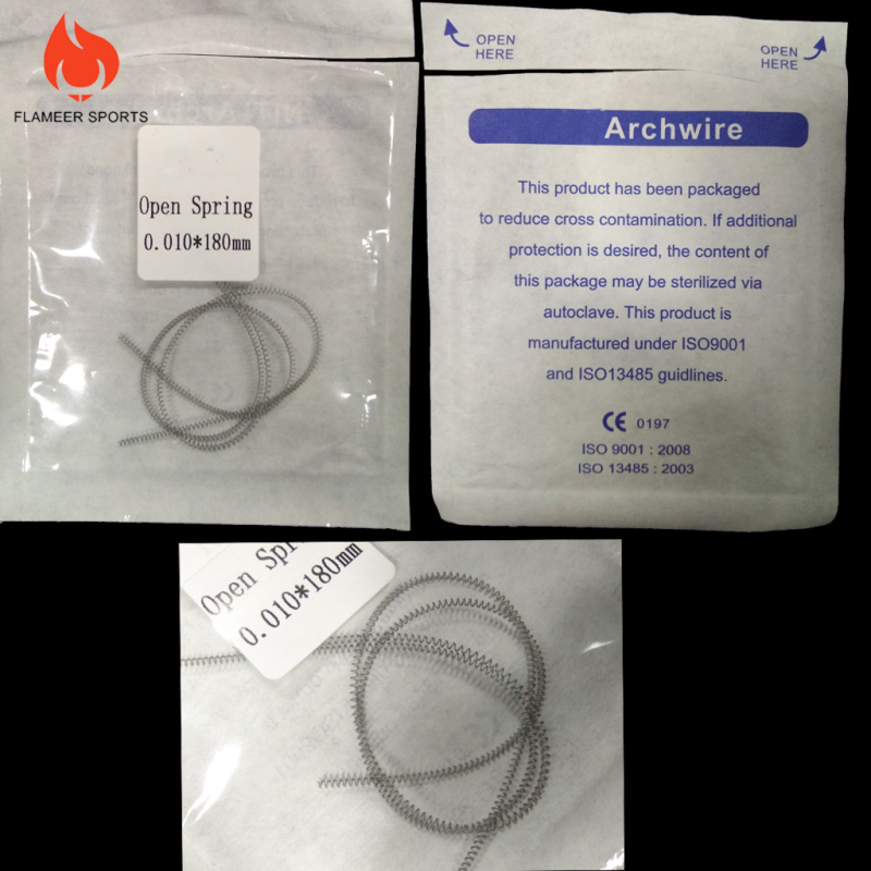 Bộ 2 lò xo chuyên dụng cho chỉnh nha 0.010 X180Mm