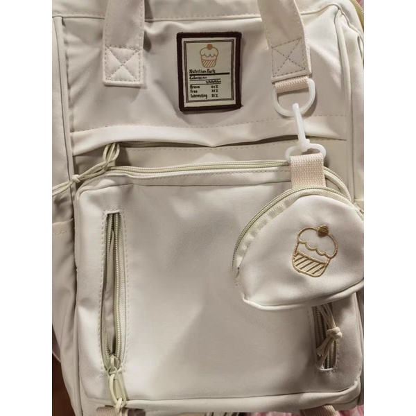 BALO/CẶP SÁCH CHỐNG NƯỚC NHIỀU NGĂN VUÔNG KÈM MÓC KHOÁ