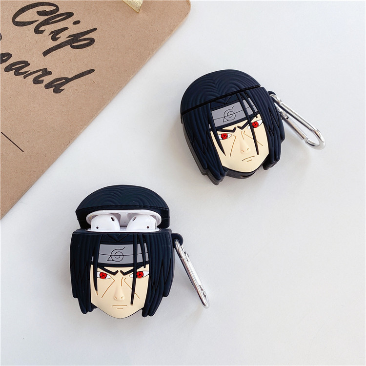 NARUTO Vỏ Đựng Bảo Vệ Hộp Sạc Tai Nghe Airpods 1 / 2 Hình Nhân Vật Uchiha Itachi