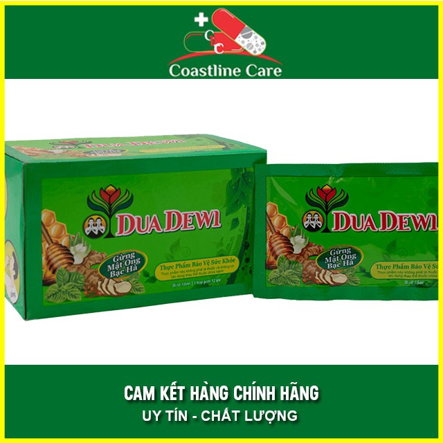 Siro DUADEWI / DUA DEWI Hỗ Trợ giảm ho hộp 12 gói - Coastlinecare Pharmacy