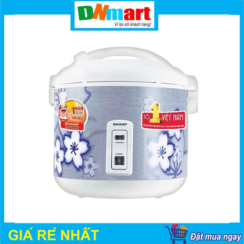Nồi cơm điện Sharp KS-N181ETV 1.8L Xuất xứ Thái Lan Bảo hành chính hãng