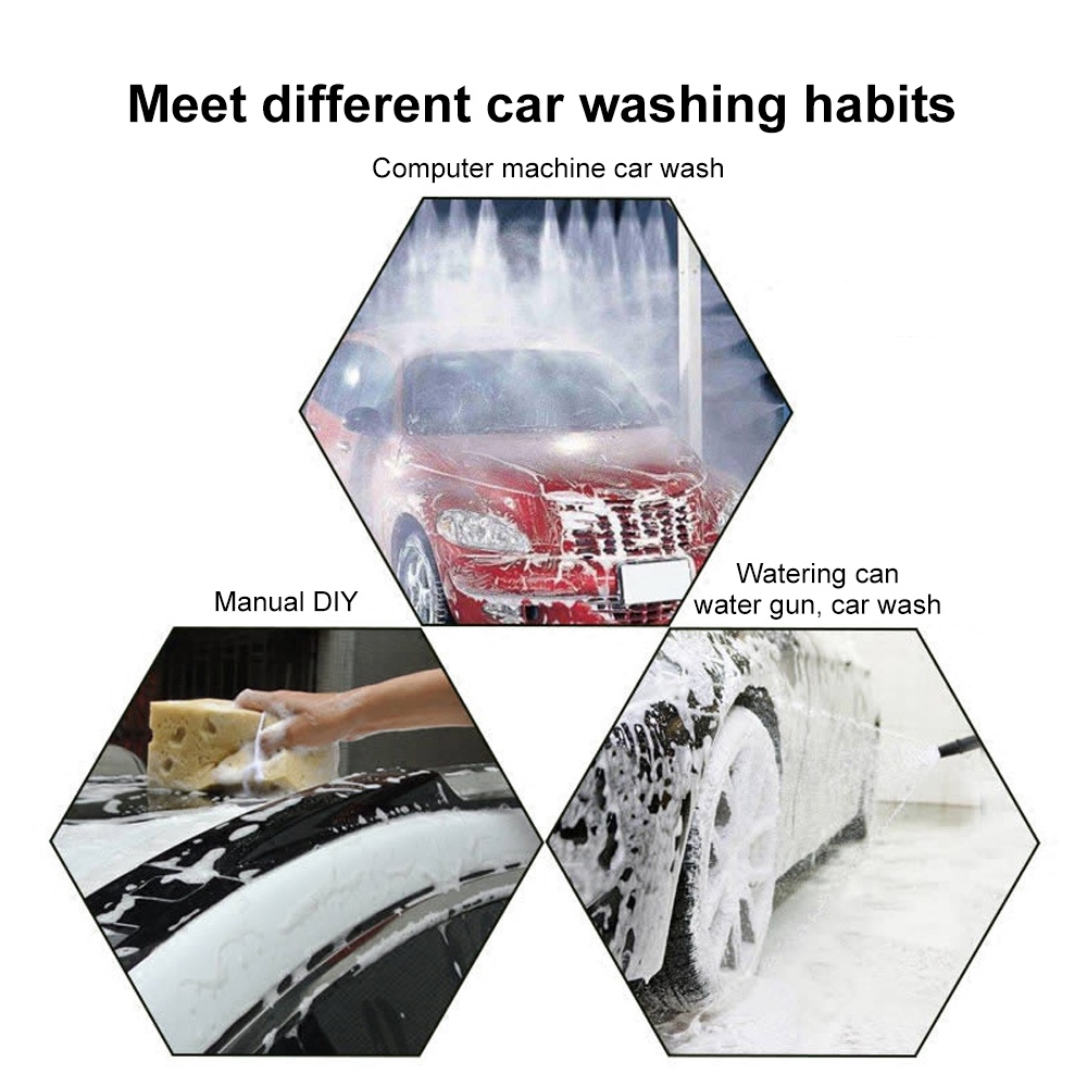 Dầu Gội Đầu Xe Hơi Có Sáp Và Tăng Cường Bọt