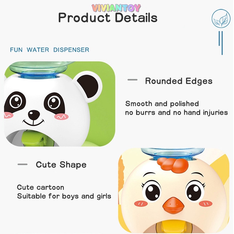 Đồ Chơi Máy Uống Nước Mini Hình Chú Vịt Vàng Dễ Thương Cho Bé