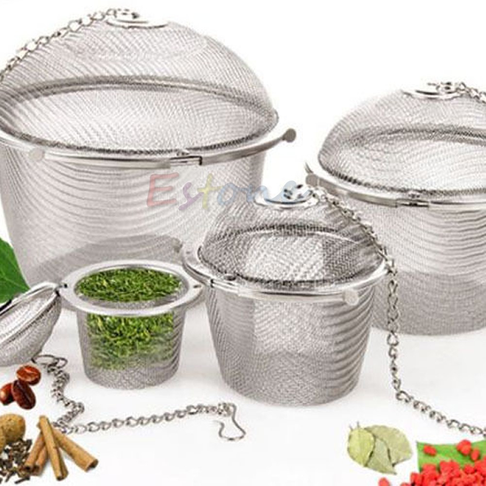 Dụng cụ lọc trà bằng thép không gỉ tiện dụng