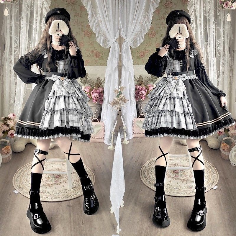 Chân Váy Gạc Không Xương Mềm Mại Hóa Trang Lolita Dành Cho Bạn Gái