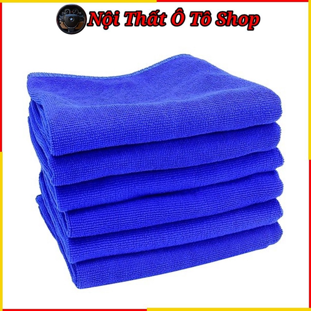 Khăn Lau Ô Tô Xe Hơi Chuyên Dụng Lau Bếp Lau Kính Lau Tay Màu Xanh Cao Cấp Siêu Sạch Siêu Thấm | Nội Thất Ô Tô Shop