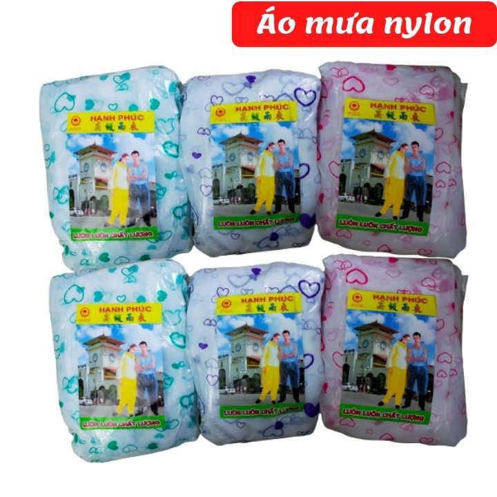 Áo Mưa Nylon Loại 1 Dày Đẹp- tiện lợi (1 gói)- Tomchuakids