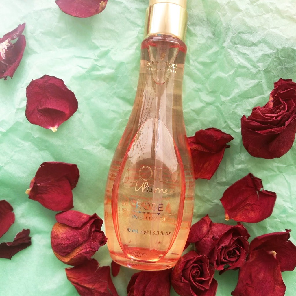 Tinh Dầu Dưỡng tócOil Ultime ROSE Finishing Oil – Dầu dưỡng tóc Schwarzkopf với chiết xuất tinh dầu Hoa Hồng 100ml