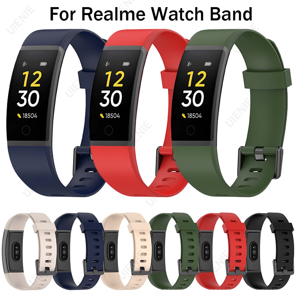 Dây Đeo Thay Thế Chất Liệu Silicon Nhiều Màu Sắc Cho Realme band RMA199