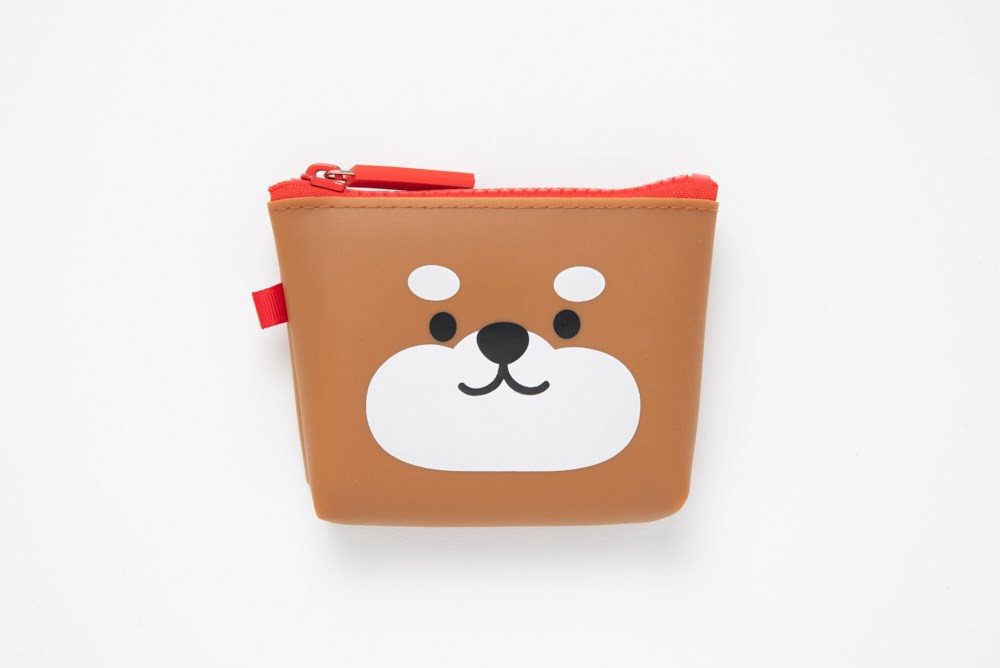 Ví Đựng Thẻ ARTBOX Hàn Quốc Bằng Silicon Họa Tiết Cún Shiba Đáng Yêu