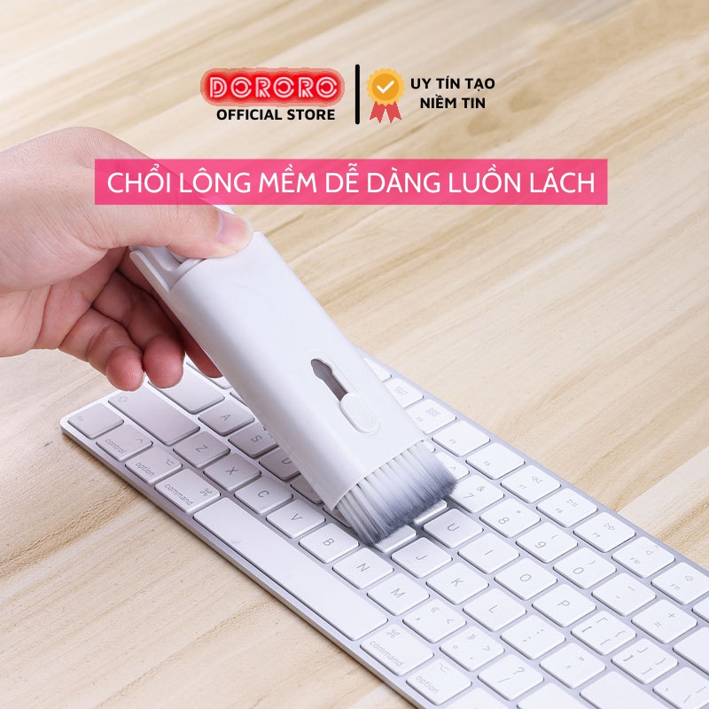 Bộ vệ sinh tai nghe Airpod - bàn phím - Laptop đa năng 7 in 1 Siêu nhỏ gọn - Bộ vệ sinh bàn phím Laptop 7 trong 1