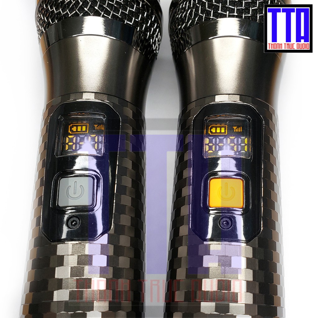 Micro loa kéo wireless UHF Z05D set sóng - loại 1 đầu nhôm - Đen
