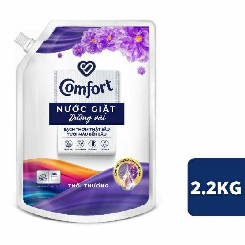 Nước Giặt Dưỡng Vải Comfort Túi 2.2Kg Thời Thượng/ Thanh Lịch