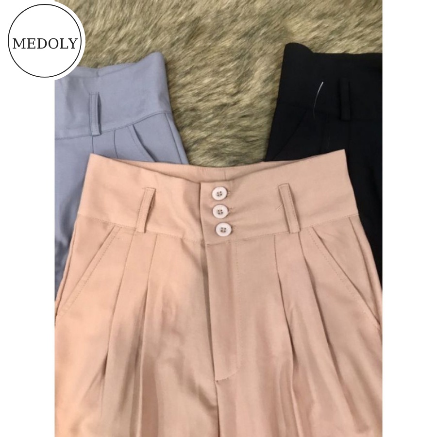 BAGGY TÂY VẢI TUYẾT MƯA CẠP CAO 3 NÚT ỐNG VỪA | BigBuy360 - bigbuy360.vn