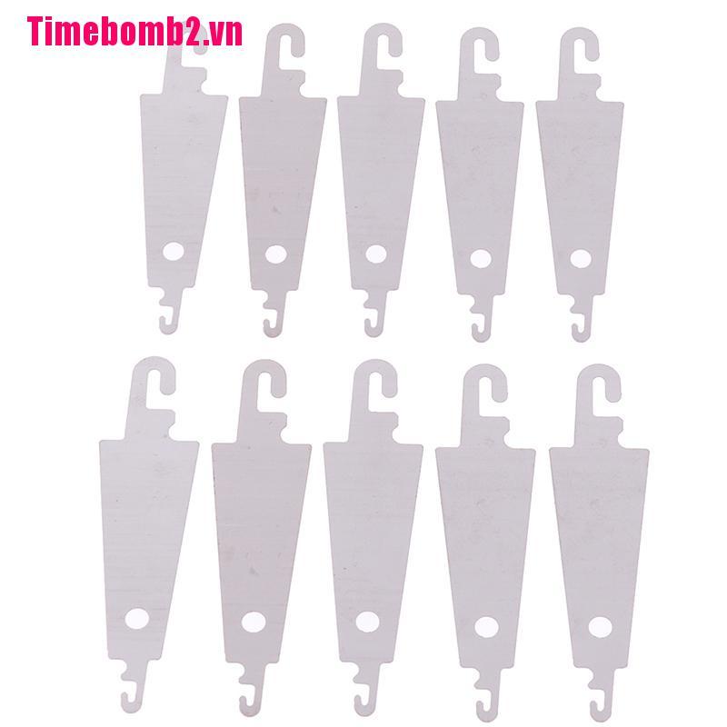 Bộ 10 Kim Xỏ Khuyên Bằng Thép Không Gỉ Tiện Dụng